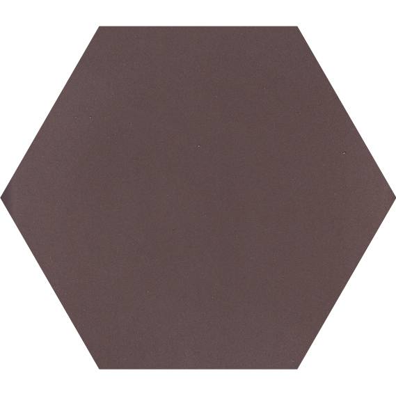 cementtile carreau ciment UNI C22 Aubergine HEX15 /C22